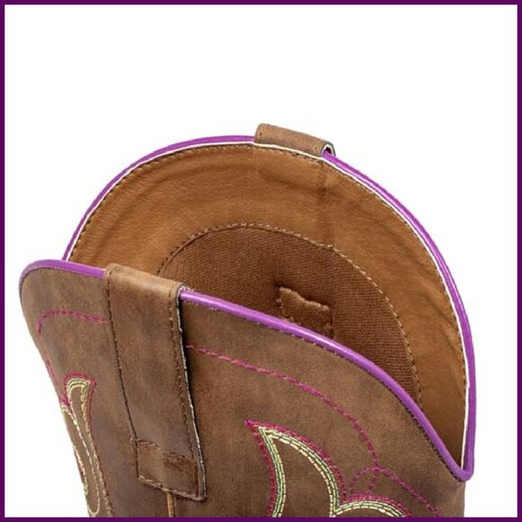 Wide Calf Square Toe Cowboy Boots Mid-Calf Western Boots Women's - Picture 7 of 8